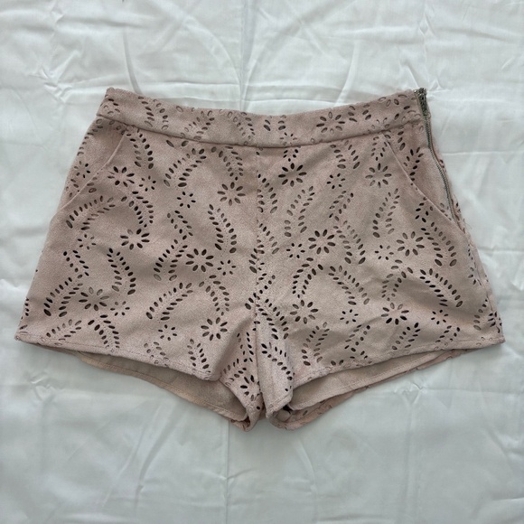 Endless Rose Suede Shorts sz S - Picture 1 of 3